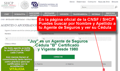 Agente de Seguros y Fianzas Juy Mexico esta Autorizado y Certificado por CNSF México. No arriesgues tu proteccion y confianza a otro medio de contratacion de tus polizas de Seguro